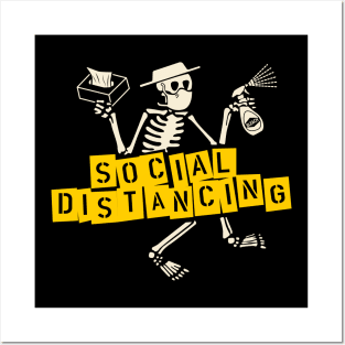 Social distancing Posters and Art